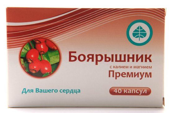 Боярышник Премиум с калием и магнием капс 40 шт