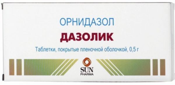 Дазолик таб п/об 05г 10 шт