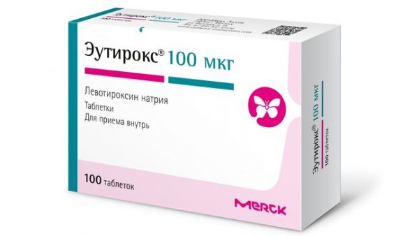 Эутирокс таб 100мкг 100 шт