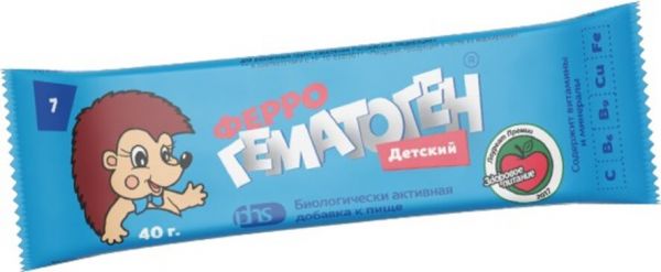 Феррогематоген Детский пастилка жевательная 40 г