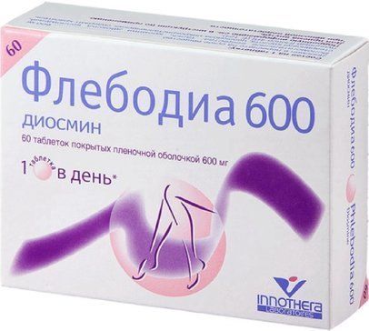 Флебодиа 600 таб 600мг 60 шт