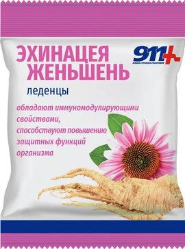 911 леденцы 50 г эхинацея/жень-шень/витамин с 911 леденцы 50 г эхинацея/жень-шень/витамин с