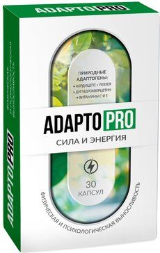 Adaptopro Сила и Энергия капс 30 шт