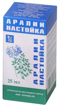 Аралия настойка 25мл флв индуп фармфабрика киров