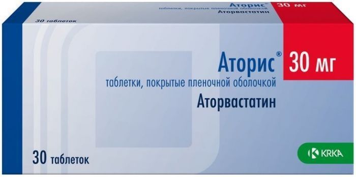 Аторис таб п/об пленочной 30мг 30 шт