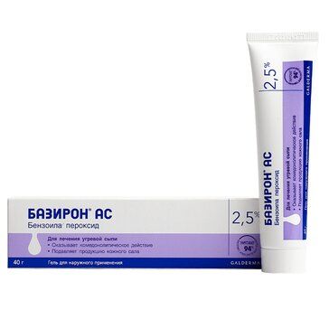 Базирон АС гель 25% 40г Базирон АС гель 25% 40г