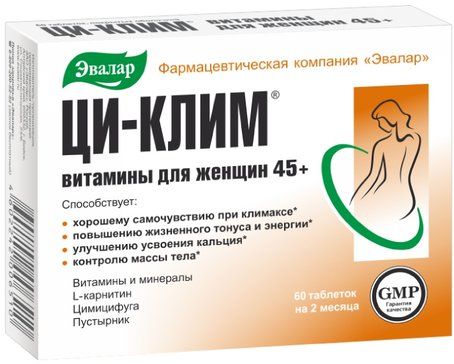 Ци-Клим витамины для женщин 45+ таб 60 шт