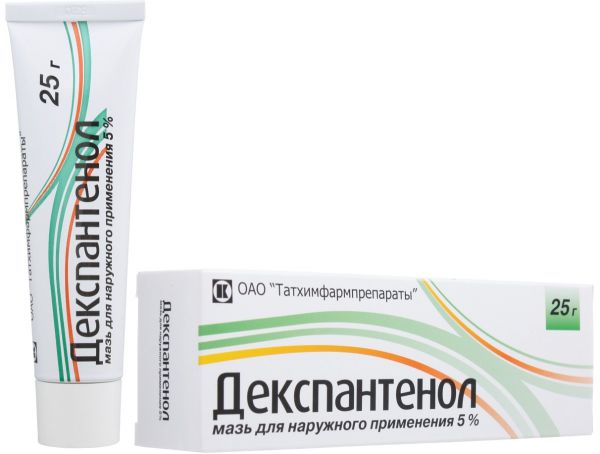 Декспантенол мазь 5% 25 г Декспантенол мазь 5% 25 г