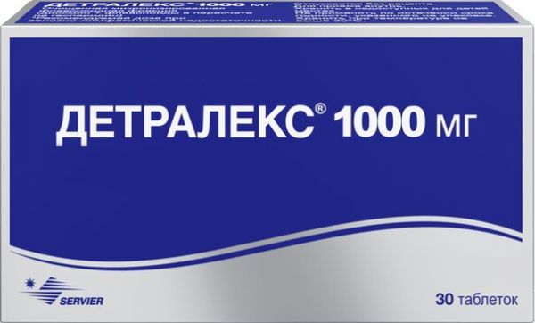Детралекс таб п/п/об 1000мг 30 шт Детралекс таб п/п/об 1000мг 30 шт