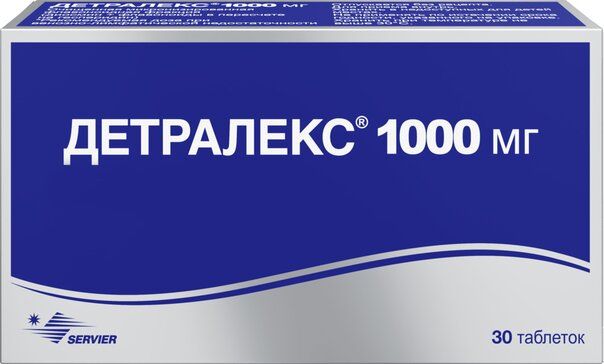 Детралекс таб п/п/об 1000мг 30 шт