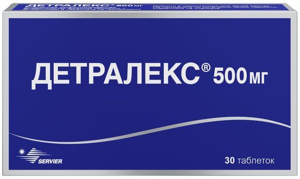 Детралекс таб п/п/об 500мг 30 шт