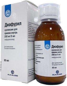 Диафурил суспензия 200мг/5мл 90мл Диафурил суспензия 200мг/5мл 90мл