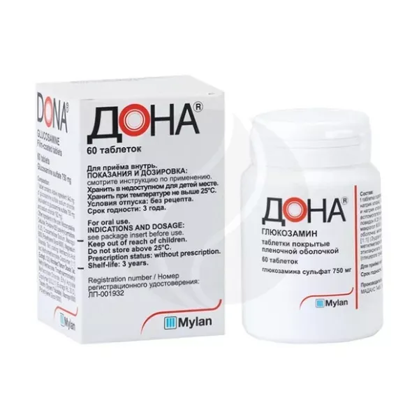 Дона 750мг №60 таблетки