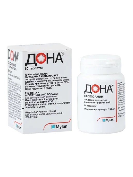 Дона 750мг №60 таблетки