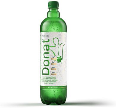 Donat mg вода минеральная газированная 1л бутп/э