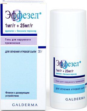 Эффезел гель 1 мг/г+25 мг/г 30 г Эффезел гель 1 мг/г+25 мг/г 30 г