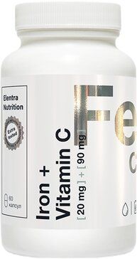 Elentra Nutrition Железо+Витамин С капс 60 шт Elentra Nutrition Железо+Витамин С капс 60 шт