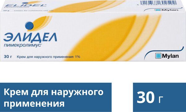 Элидел крем для наружнприм-я 1% 30г туба