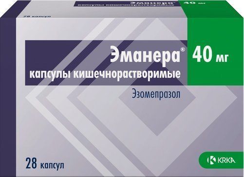 Эманера капс кишраств 40мг 28 шт