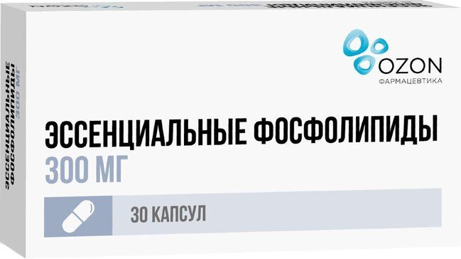 Эссенциальные фосфолипиды капс 300 мг 30 шт