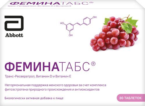 Феминатабс, таблетки для рассасывания №30 для негормональной поддержки женского здоровья в период менопаузы Феминатабс, таблетки для рассасывания №30 для негормональной поддержки женского здоровья в период менопаузы