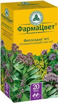 Фитоседан №3 (Успокоительный сбор №3) 2г ф/пак 20 шт