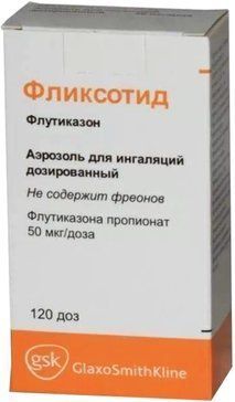 Фликсотид аэрозоль для инг дозир 50мкг/доза 120доз фл