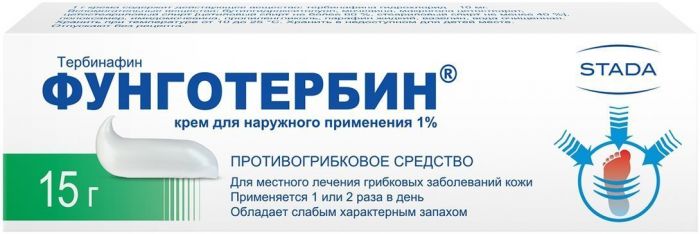 Фунготербин крем для наружного применения 1% 15г