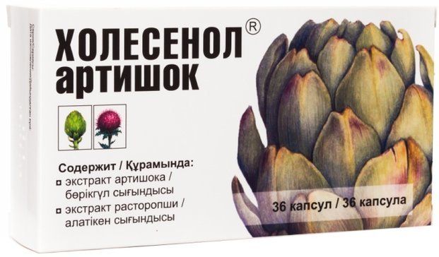 Холесенол артишок капс 04г 36 шт