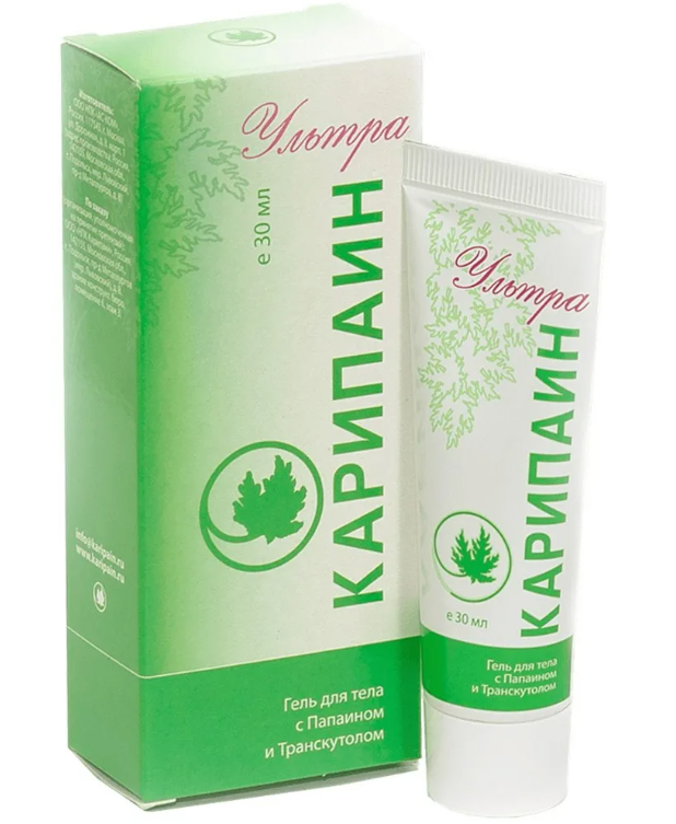 Карипаин ультра гель для тела 30мл