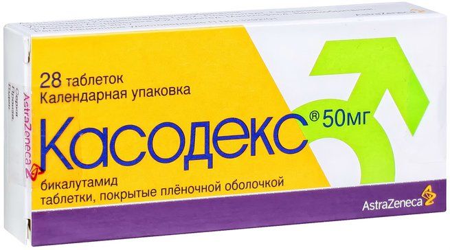 Касодекс таб п/об пленочной 50мг 28 шт