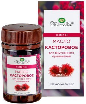 Касторовое масло пищевое капс 100 шт