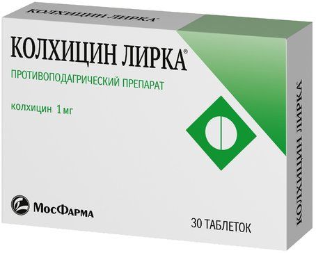 Колхицин Лирка таб 1 мг 30 шт