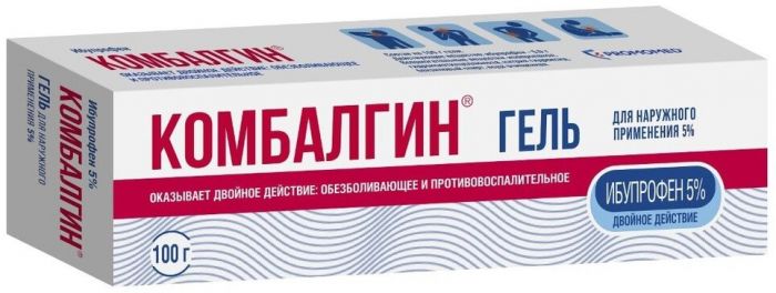 Комбалгин гель наружн 5% 100 г 1  шт