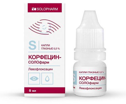 Корфецин-солофарм капли гл 05% 5мл фл 1 шт