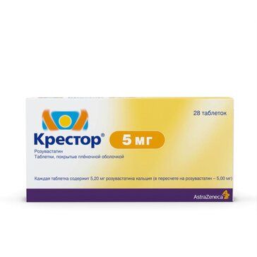 Крестор таб 5 мг 28 шт