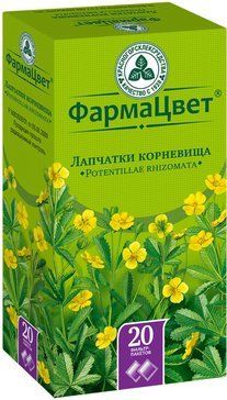 Лапчатки корневища 25г ф/пак 20 шт