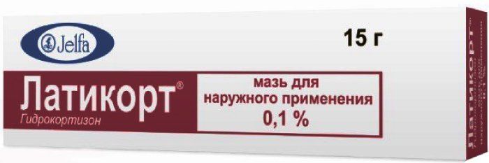 Латикорт мазь наружн 01% 15г туба