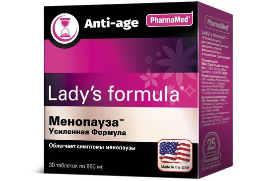 Леди-с формула таб 30 шт Менопауза Усиленная формула
