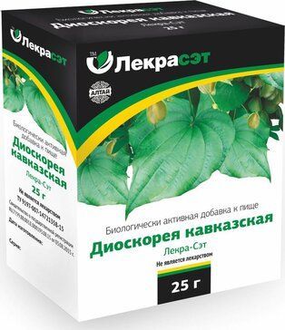 Лекрасэт диоскорея кавказская корень 25г