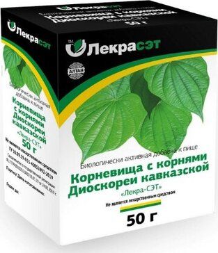 Лекрасэт корневище с корнями диоскореи кавказской 50г