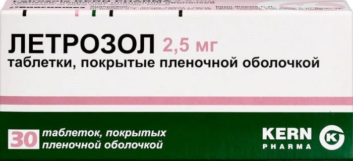 Летрозол таб п/об пленочной 25мг 30 шт керн фарма