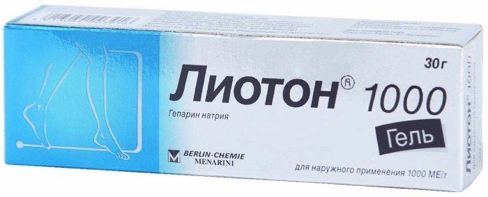 Лиотон 1000 гель 1000 МЕг 30 г