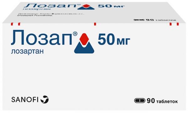 Лозап таб 50мг 90 шт