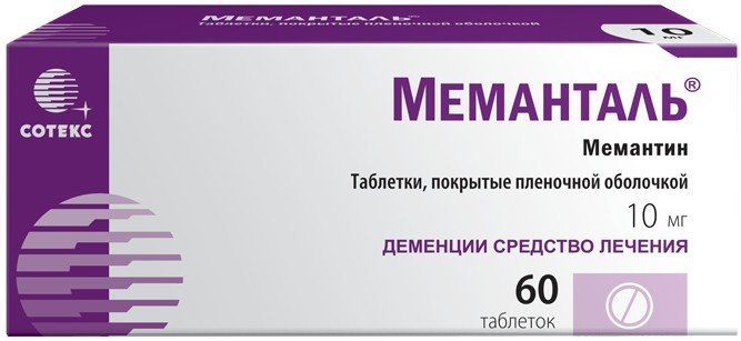 Меманталь таб п/об пленочной 10мг 60 шт