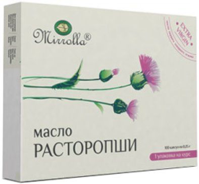 Мирролла масло расторопши капс 100 шт