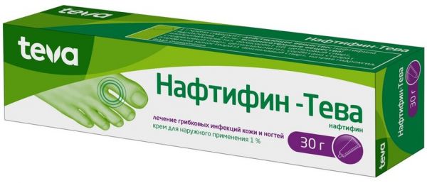 Нафтифин-Тева крем 1% 30 г Нафтифин-Тева крем 1% 30 г