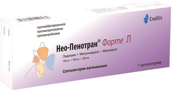 Нео-пенотран форте л суппозитории вагин 7 шт