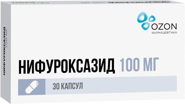 Нифуроксазид капс 100мг 30 шт