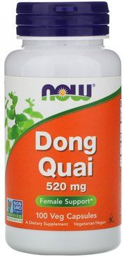 NOW Dong Quai, Дудник Китайский 520 мг капс 100 шт